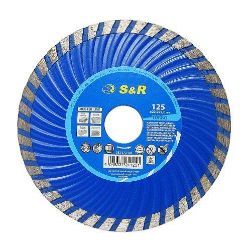 Диск відрізний алмазний S&R Meister по армованому бетону 125 мм. 252372125