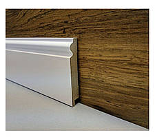 Плінтус МДФ ПП 16100 Білий. Суперпрофіль