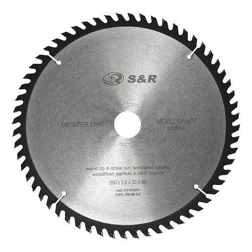 Диск пильный S&R Meister Wood Craft 250х30х2,6 мм 238060250