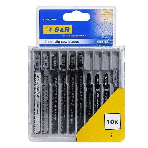 Набір пиляльних полотен S&R Meister 10 шт. універсальний