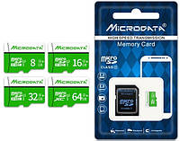 Картка пам'яті Micro Data microSD карта 32Gb (10 class) з адаптером