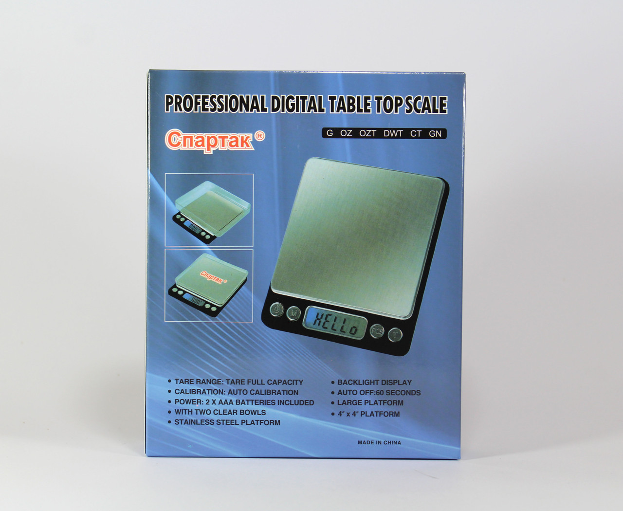 Електронні ювелірні ваги Domotec MS-1729 3000gr компактні зручні ваги