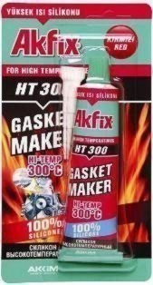 Силікон AKF ⁇ X RTV червоний високотемпературний 50 мл HT300 (в ящику 24 шт.)