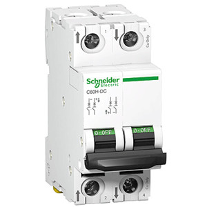 Автоматичний вимикач C60H-DC 500В 3А 2Р З Schneider Electric (A9N61523)