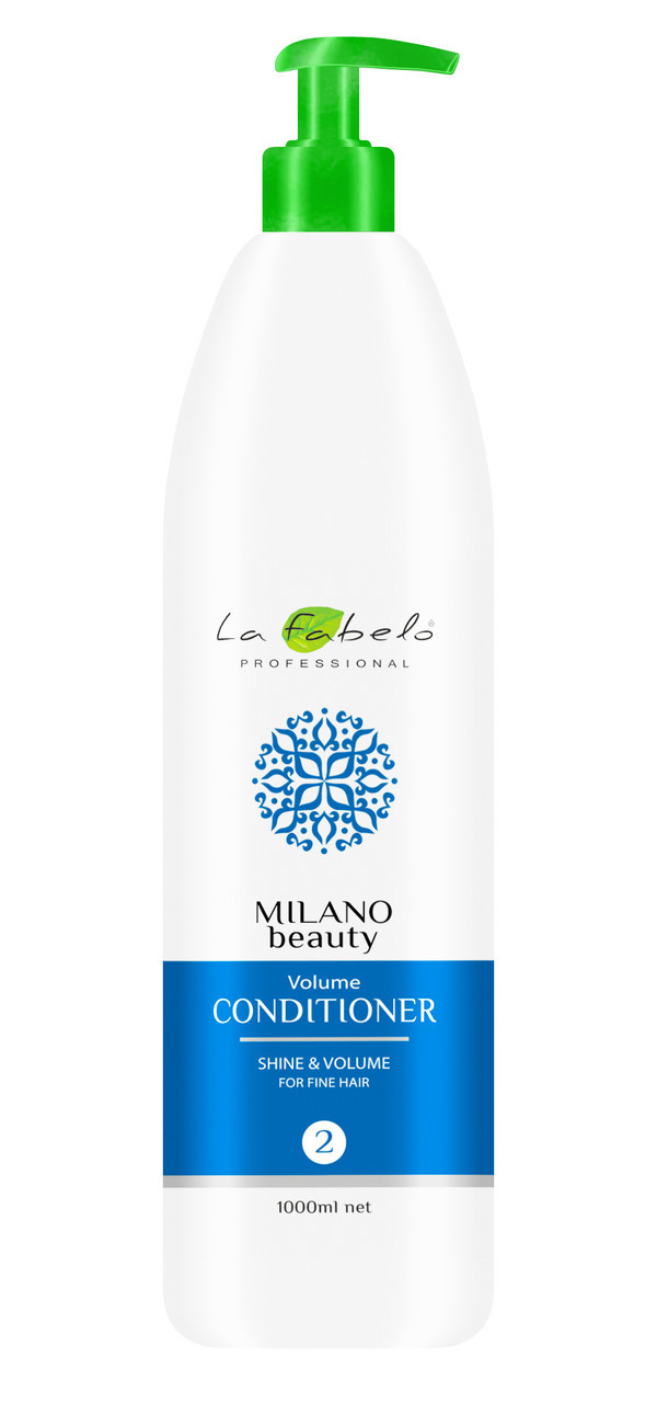 Кондиціонер для об'єму волосся, 1 л, La Fabelo Milano Beauty Volume