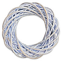 Вінок із лози 30 см сірий