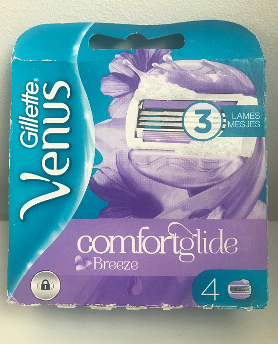 Леза Gillette Venus Comfortglide, паковання 4 шт.