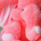 Великий плюшевий слон 120 см рожевий, фото 4