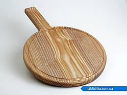 Дошка кругла з ручкою 300 мм