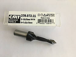 Свердла наскрізні ззенкером для свердлильно-присадкових верстатів 378 серія СМТ Італія