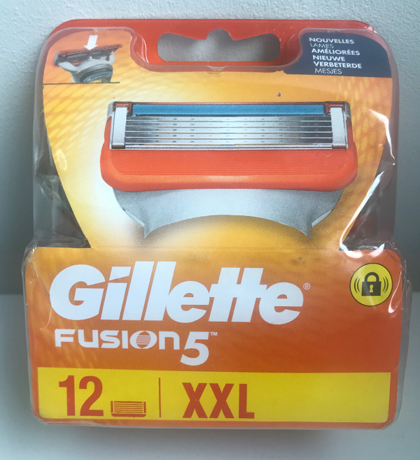 Леза Gillette Fusion упаковка 12 шт.