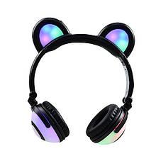 Навушники LINX Bear Ear Headphone з ведмежими вушками LED 350 mAh