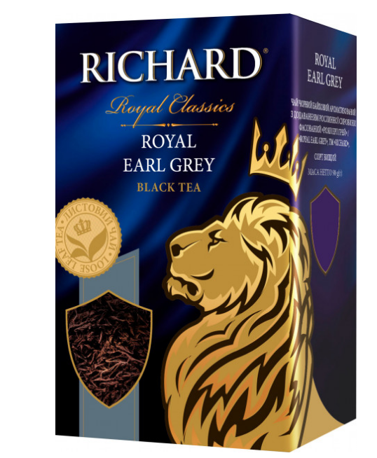 Чай чорний Richard Royal Earl Grey 90 г.