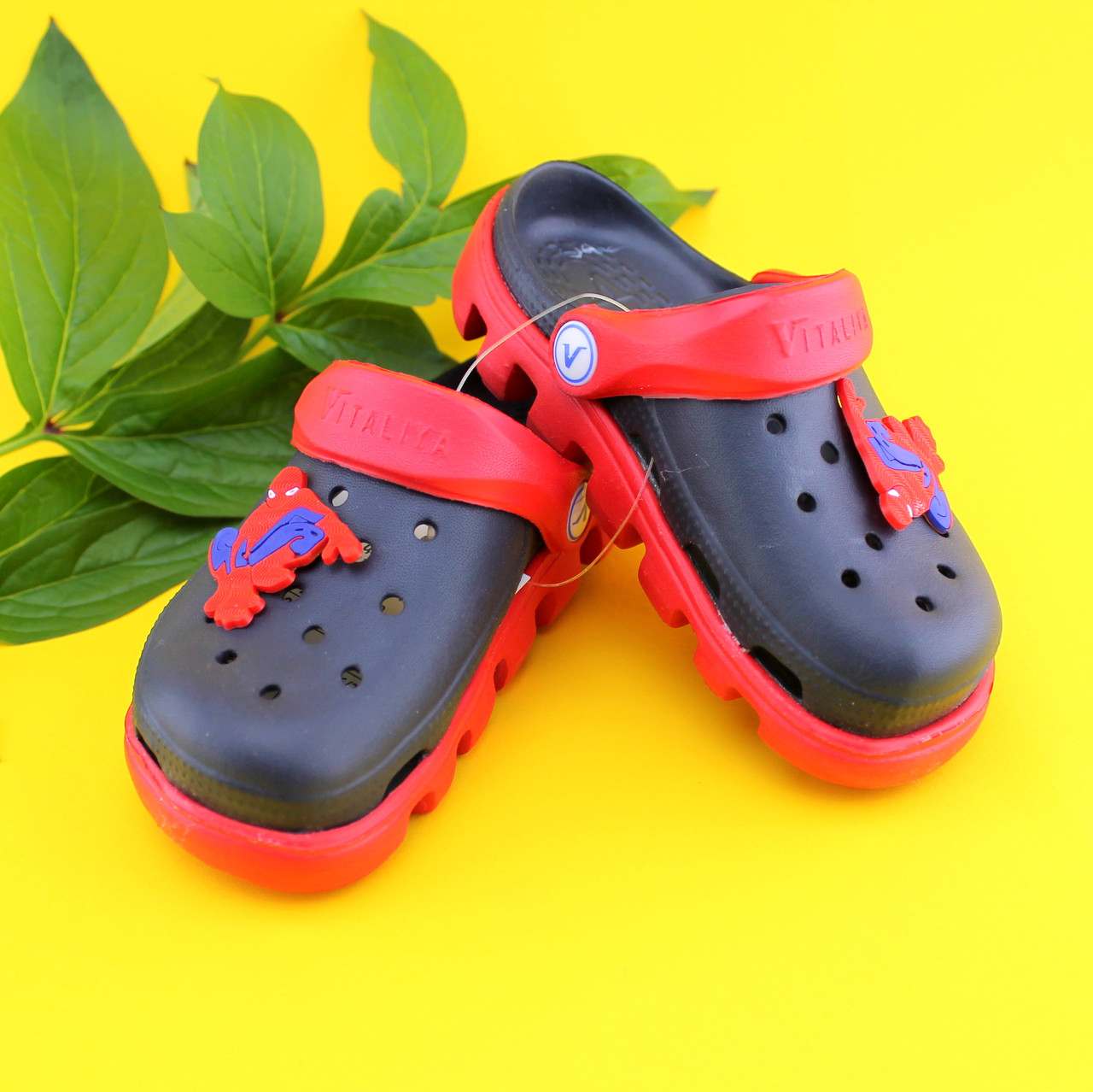 Купить Детские двухцветные кроксы оптом детская летняя обувь тм Виталия ...