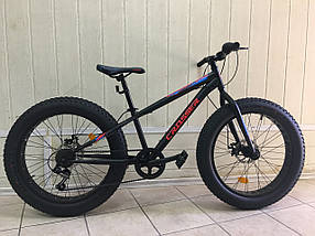 Фетбайк підлітковий Crosser FatBike 24 (13) сталь 7шв, фото 3