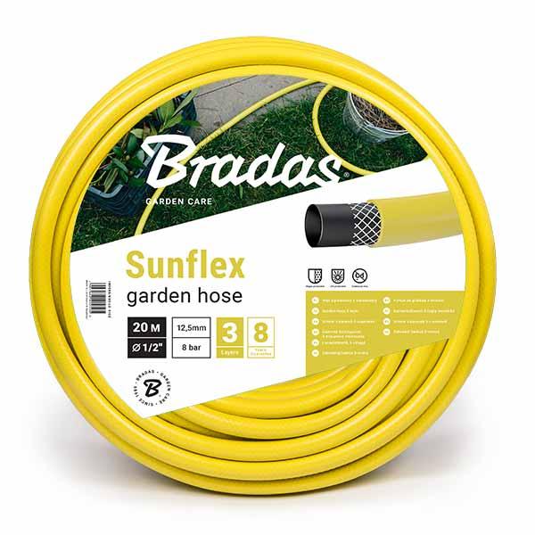 Шланг для поливу 3 шари армований SUNFLEX 3/4" (19мм) - 20м Bradas Польща