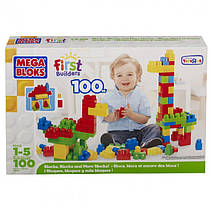 Конструктор Mega Bloks у коробці 100 деталей, вік 1-5 років.