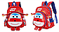 Рюкзак дитячий 3D Super Wings 32см * 11см * 25см, червоний, 3-9 років., фото 7