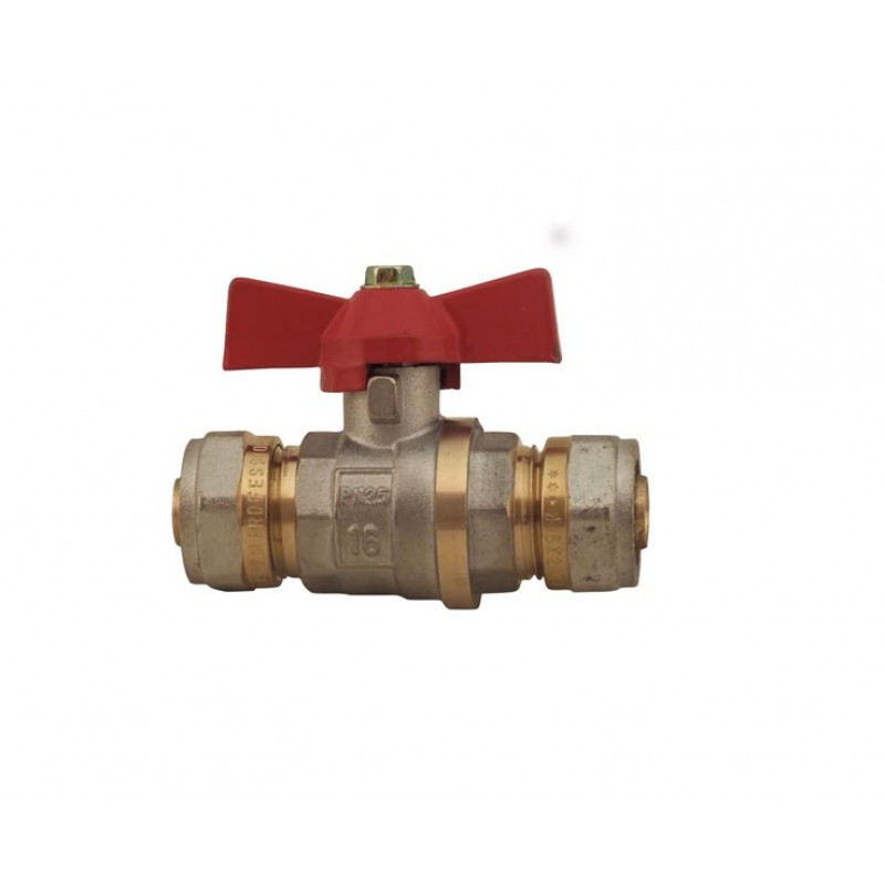 Wing латунний 20х20 метелик, фото 1