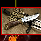 Шампура ручної роботи "Леви" з красивим ножем