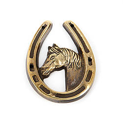 Підкова на удачу мідна "Лошадь — символ життєвої сили" S586