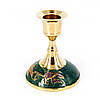 Підсвічник на ніжці невеликий з малюнком на основі 2608SA, фото 2