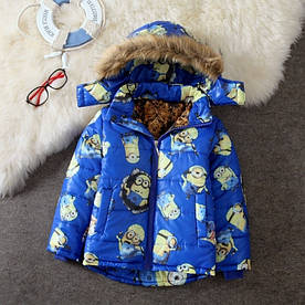 Демісезонна куртка Minions для хлопчика. 130 см