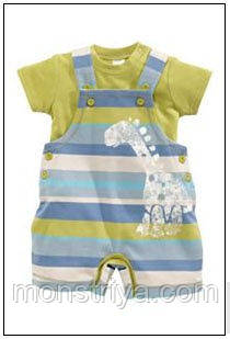 Комплект Next Комбінезончик і футболочка, на 3-6 міс.