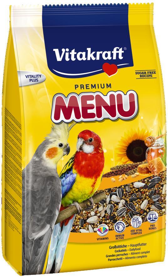 Корм для німф і великих папуг Vitakraft Menu 1 кг