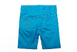 Шорти коттон дитячі для хлопчика SmileTimeCotton, бірюзові, фото 2