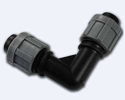 З'єднувач-коліно для крапельної стрічки, DSTA02-00L