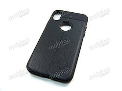 TPU чехол Auto Focus iPhone X (чорний)