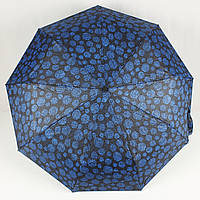 Зонт женский складной полуавтомат синий Mario umbrellas