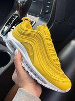 Жіночі жовті кросівки Найк Аір Макс 97