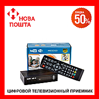 Цифрова приставка DVB-T2 Megogo, Youtube, Wi-Fi, IPTV, USB, Тюнер Т2, Ресивер Т2