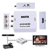 Переходник с AV RCA тюльпан на HDMI адаптер