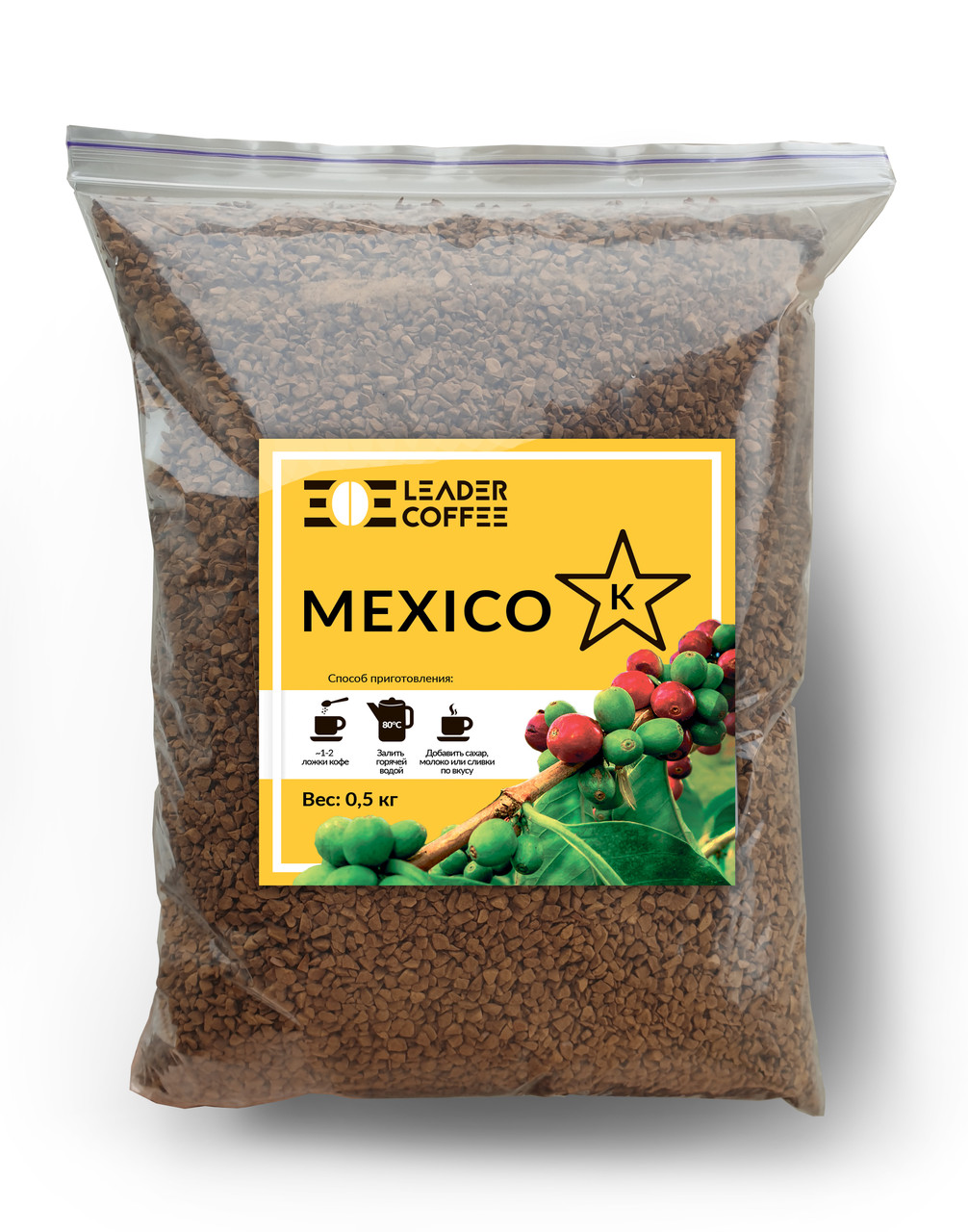 Кава розчинна сублімована Мексика, (Cafesca Mexico), 0.5 кг