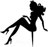 Топпер у торт. Верхівка, статуетка у торт. "Дівчина 18 років", фото 4