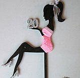 Топпер у торт. Верхівка, статуетка у торт. "Дівчина 18 років", фото 3