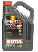 Олива моторна 5W-30 (5 л.) MOTUL 8100 ECO-CLEAN 100% синтетичне