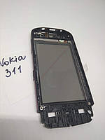 Тачскрин Nokia Asha 311 с рамкой чёрный
