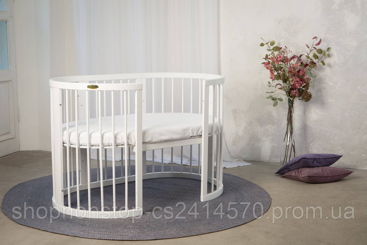 Овальна ліжечко - трансформер 9-В-1 SMART BED MAXI