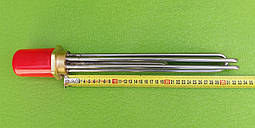 Блок тенів прямий 6000 W / 220V / довжина L=330мм / на різьбі 1,5" (48мм) з нержавійки Sanal, Туреччина