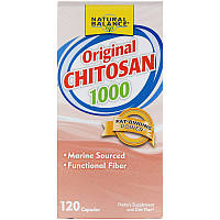 Хітозан Chitosan Natural Balance 250мг в 1 капсулі, 120 капсул