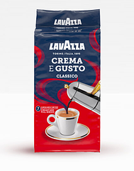 Кава мелена Lavazza Crema e Gusto Classico 250 г у кольоровій упаковці