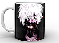 Кружка Geek Land белая Tokyo Ghoul Токийский гуль черный фон TG.02.009