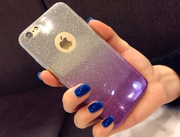 Силіконовий чохол 2 в 1 градієнт блиск для Huawei P30