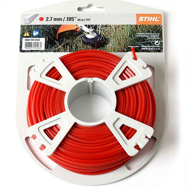 Волосінь тримерна Stihl Ø 2,7 мм x 32 м квадратна (00009302642)