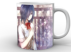 Кружка Geek Land біла Tokyo Ghoul Токійський гуль кен та туока TG.02.017