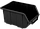 Складські ящики для зберігання полегшений (245х160х125 мм металік), фото 5
